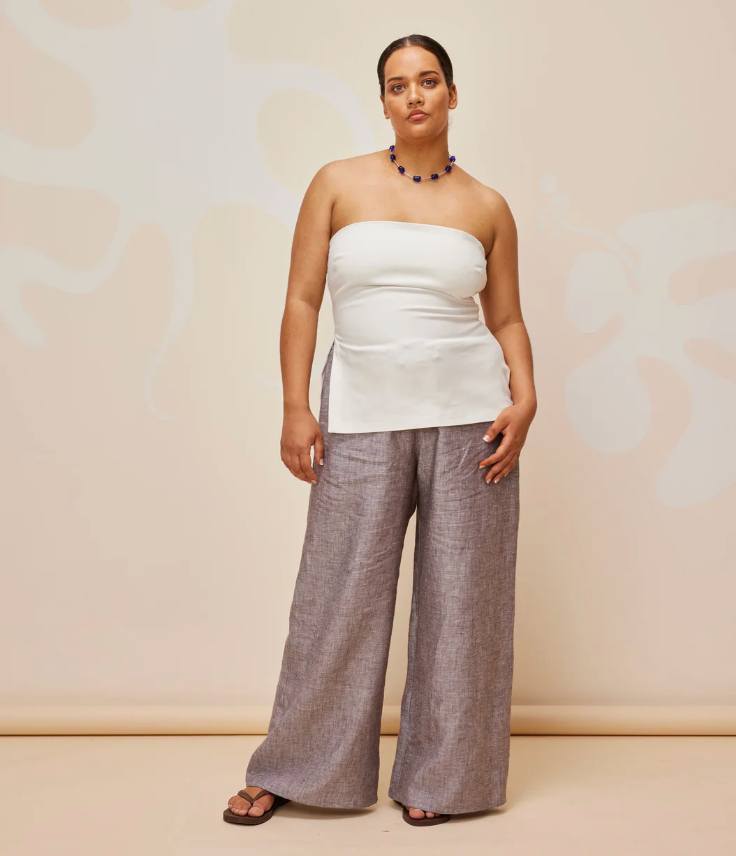 RUBY / jules bodice in white / s/m (3898687011559125533)