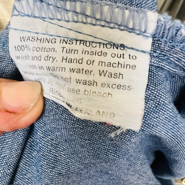 1990s vintage / PART TWO / denim dress / m (3898930949737044490)