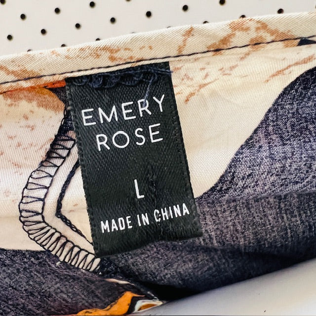 EMERY ROSE / print dress / L (3898931042045275215)