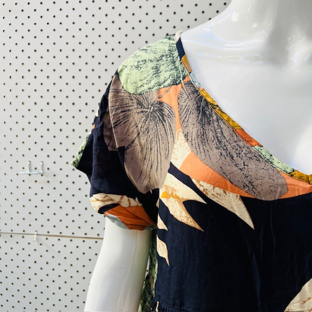 EMERY ROSE / print dress / L (3898931043833310446)