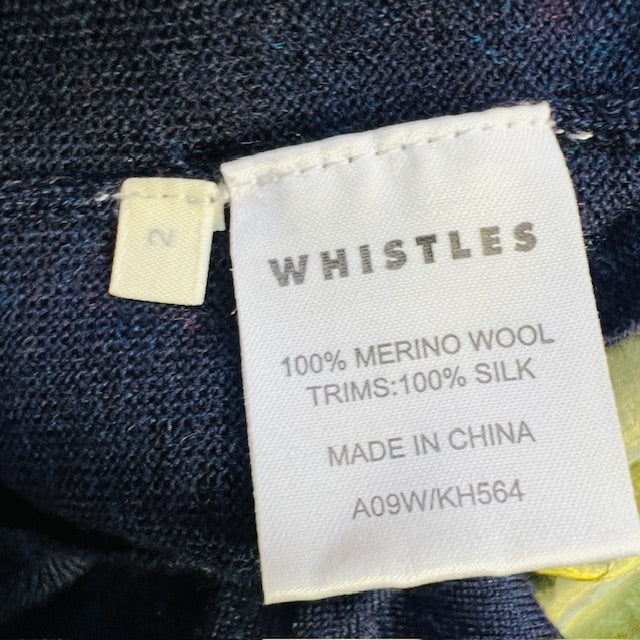 WHISTLES / silk + merino jumper dress / 2 (3898931052810268899)