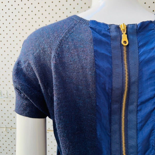 WHISTLES / silk + merino jumper dress / 2 (3898931054805373128)