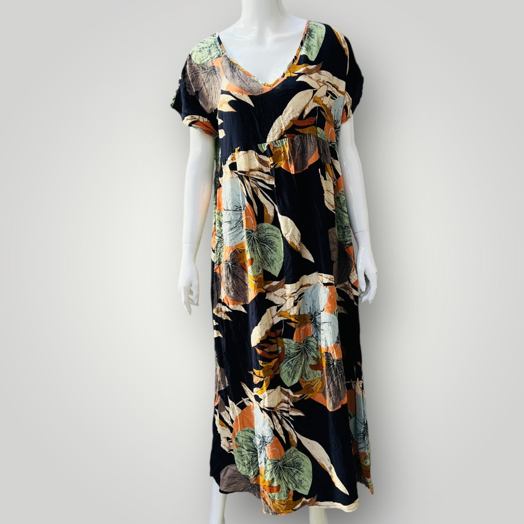 EMERY ROSE / print dress / L (3898938876053958210)