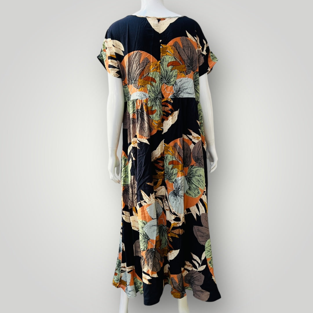 EMERY ROSE / print dress / L (3898938879524186395)