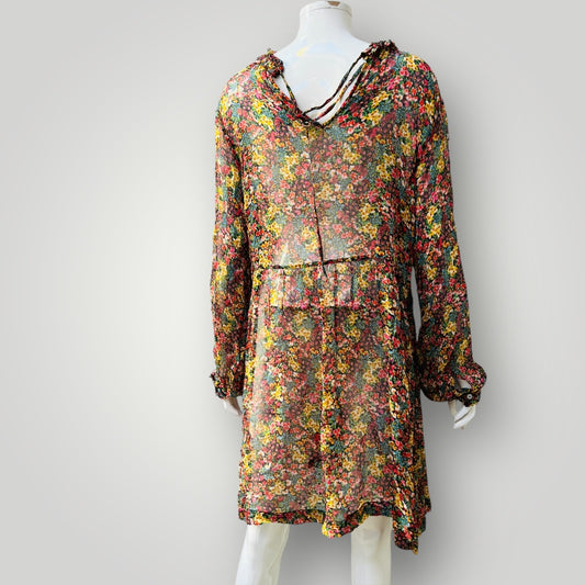 MAX / semi sheer floral dress / 12 (3898938894180235410)