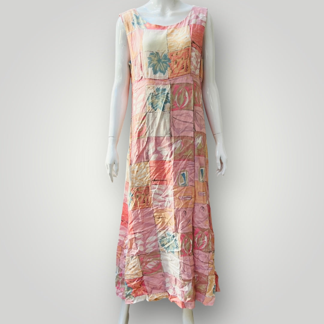 1990s / vintage maxi dress / m (3898938897476898418)