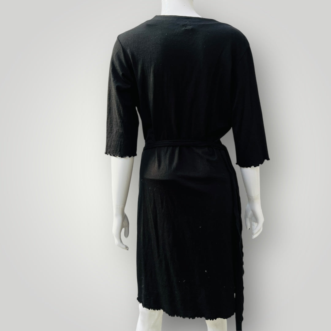 UNtOUCHED WORLD / merino wrap dress / s (3898938909534068742)