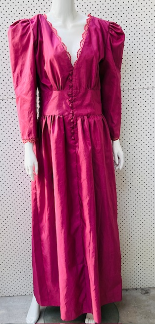 1980s vintage / handmade ball dress / s/m (3898951703172824233)