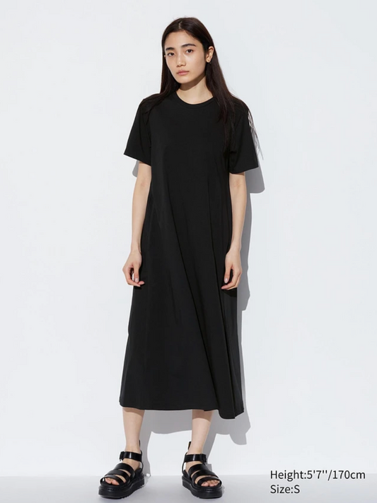 UNIQLO / perfect black dress / M (3899005153686230060)