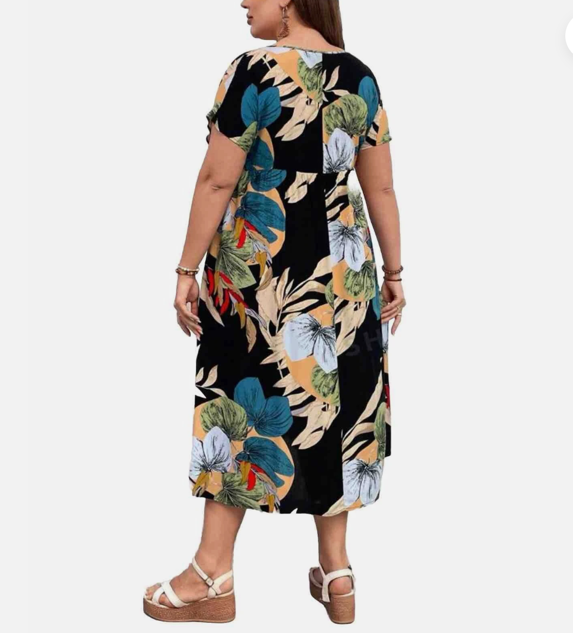 EMERY ROSE / print dress / L (3899007031603917561)