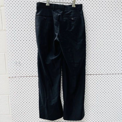 CUTLER / black wool pants / 80 (3899027657533980078)