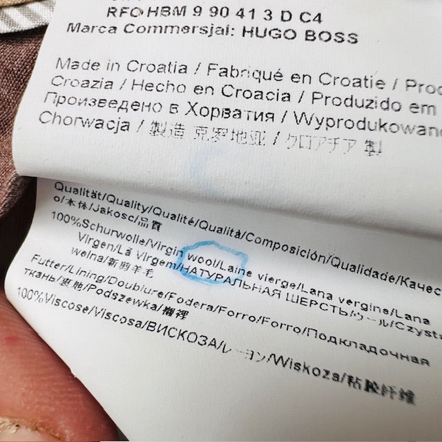 HUGO BOSS / wool pants / 106 / 38 / 44 (3899027667471233508)