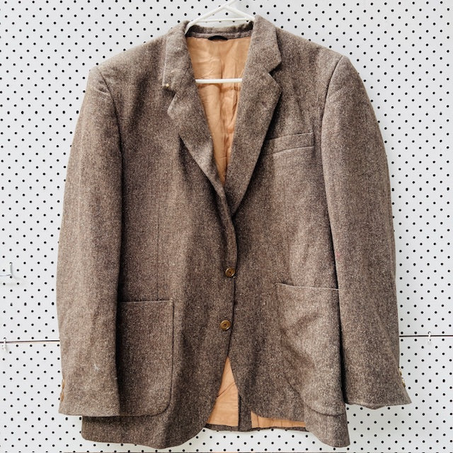 1970s vintage / LONDON PARK / wool + silk blazer / made in nz / m (3899027698518373884)