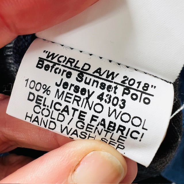 WORLD BRAND NZ / 'before sunset' merino polo / s (3899027717776268037)