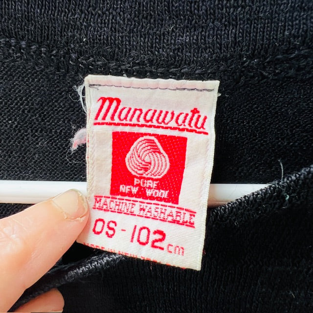1980s nz vintage workwear / manawatu knitting mills grandpa shirt / m (3899027736818230334)