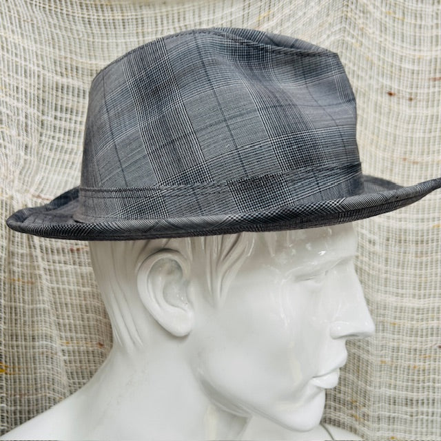HILLS HATS / plaid trilby / L (3899027789596588537)