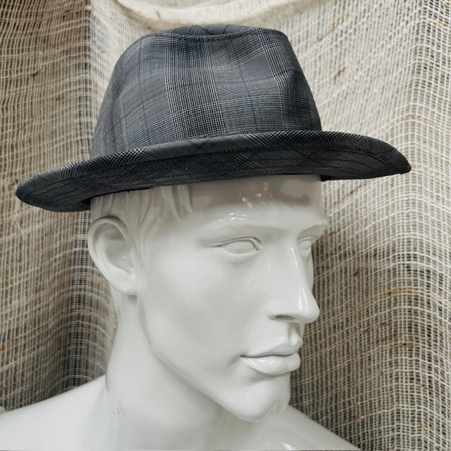 HILLS HATS / plaid trilby / L (3899027791153258360)