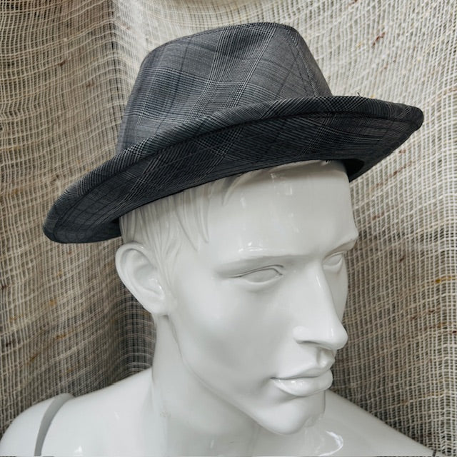 HILLS HATS / plaid trilby / L (3899027793053016703)