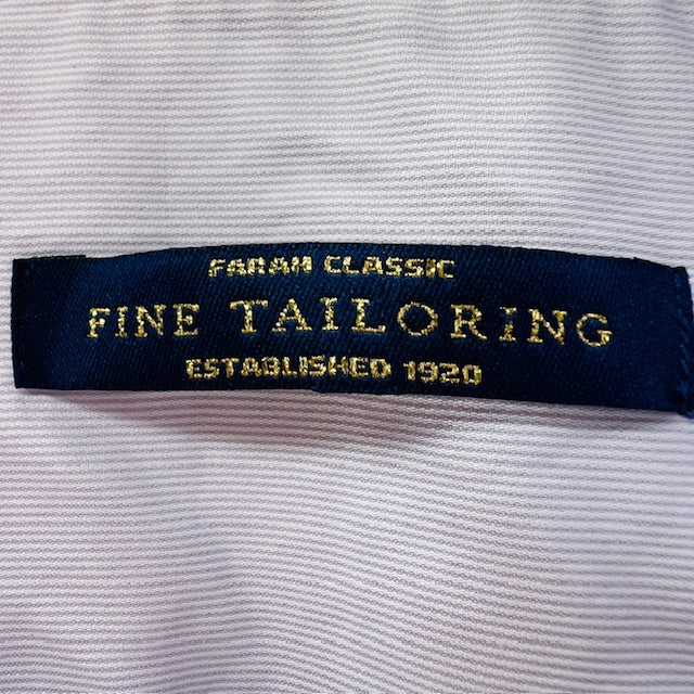 FARAH CLASSIC / blue cotton shirt / 42 (3899027853664058668)