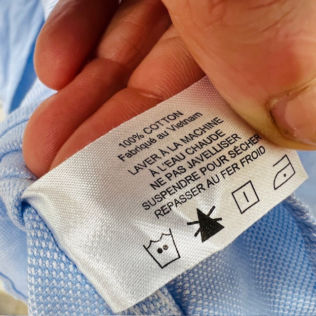 DAVID DONAHUE / blue dress shirt / trim / 18 / 36-37 (3899027860827554396)