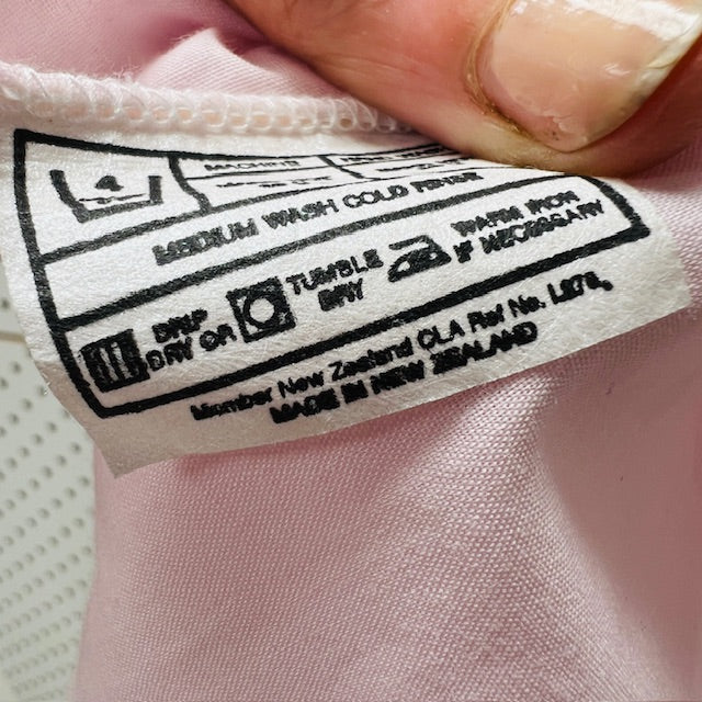 1970s nz vintage / JASON KANE / pink shortsleeved shirt / XL (3899027882358030084)