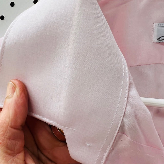 1970s nz vintage / JASON KANE / pink shortsleeved shirt / XL (3899027887375744805)