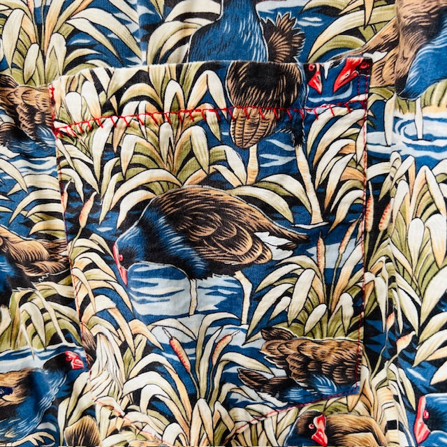 handmade / PUKEKO shirt / cotton / L (3899027907196037965)