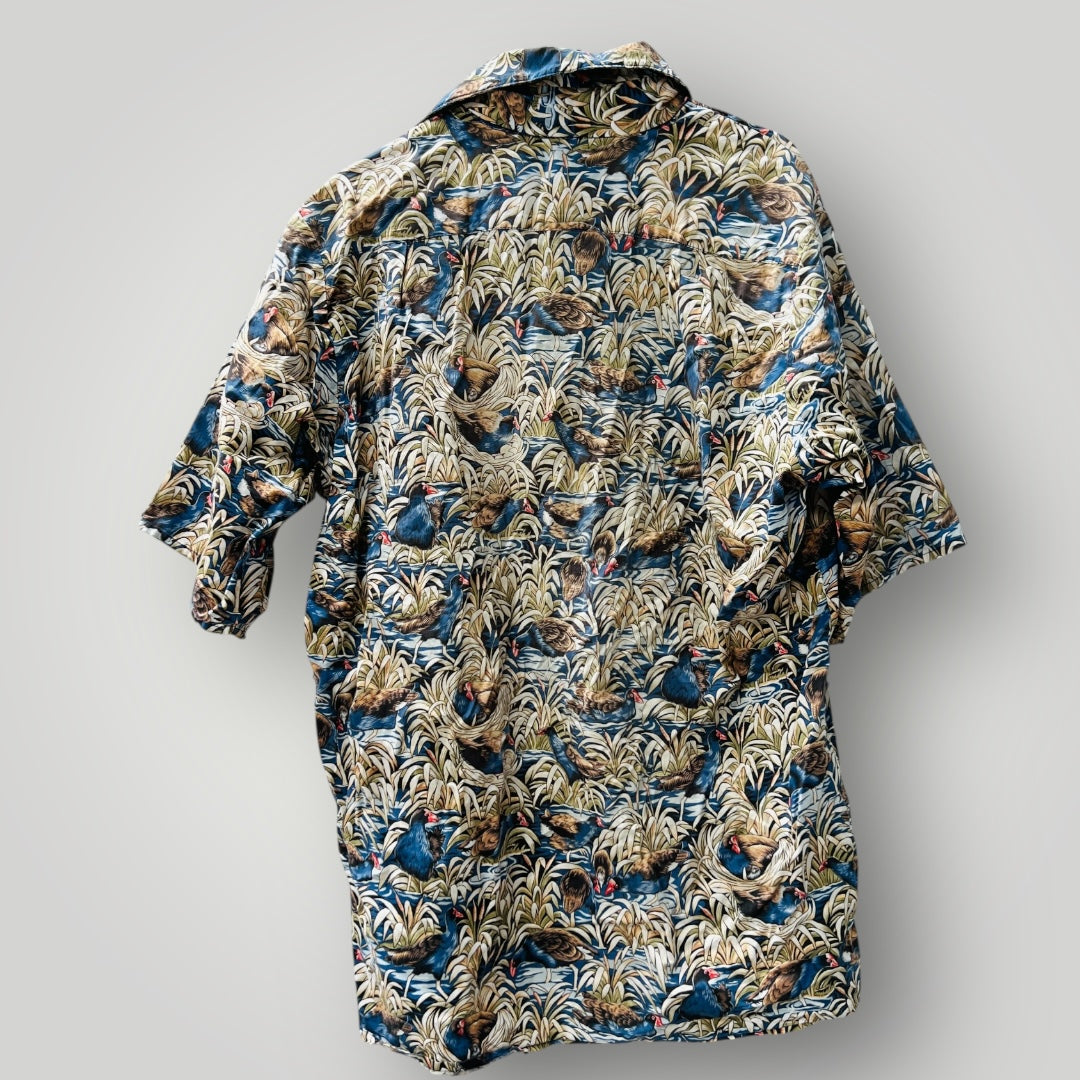 handmade / PUKEKO shirt / cotton / L (3899028290386957948)