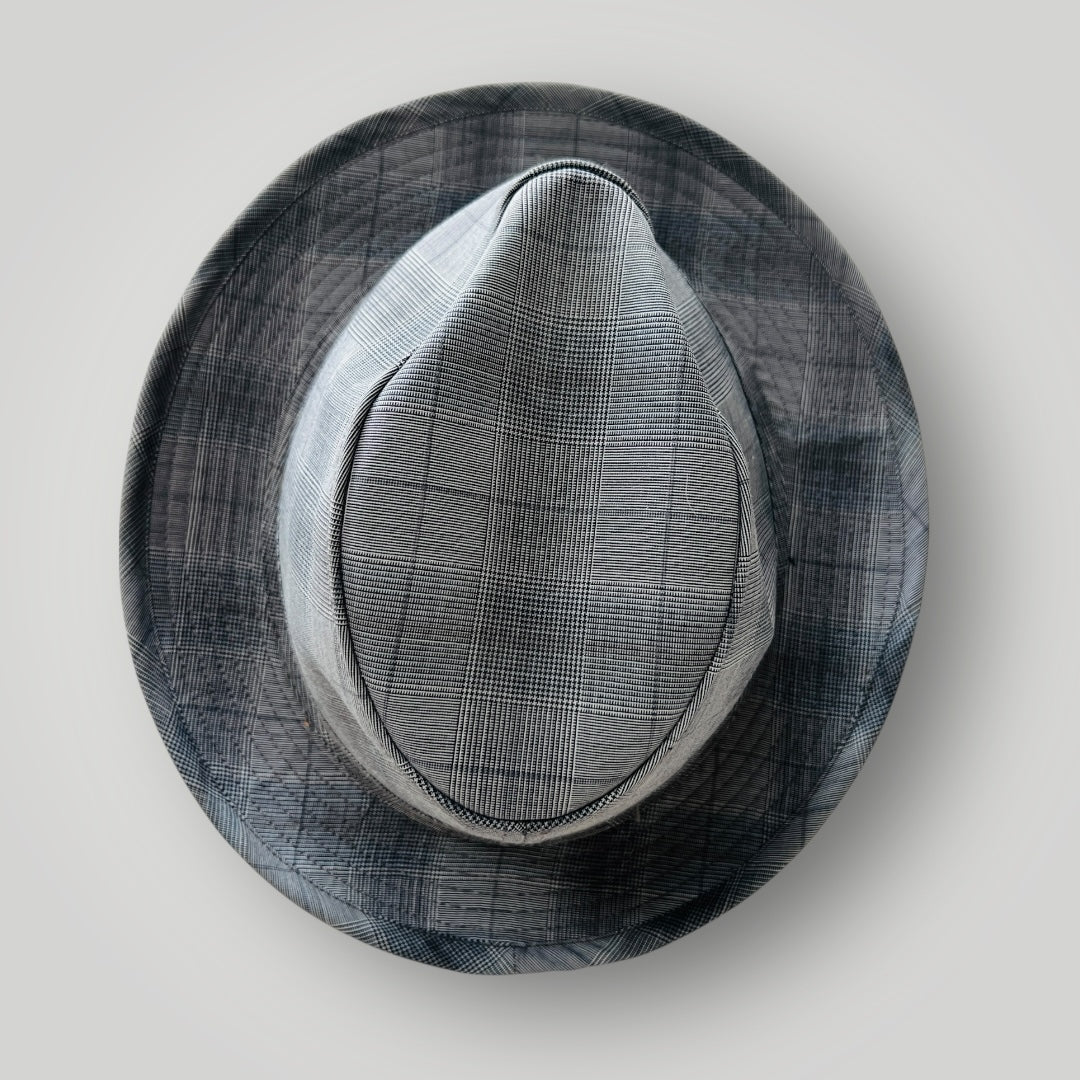 HILLS HATS / plaid trilby / L (3899028331338902429)