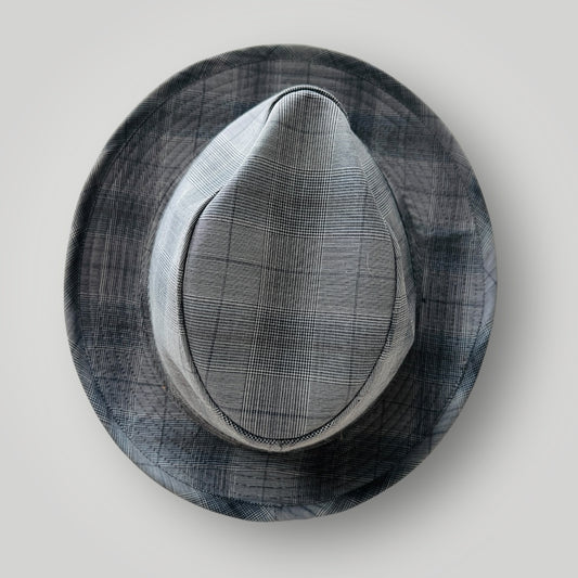 HILLS HATS / plaid trilby / L (3899028331338902429)