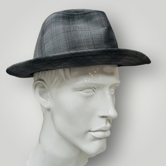 HILLS HATS / plaid trilby / L (3899028333481633118)