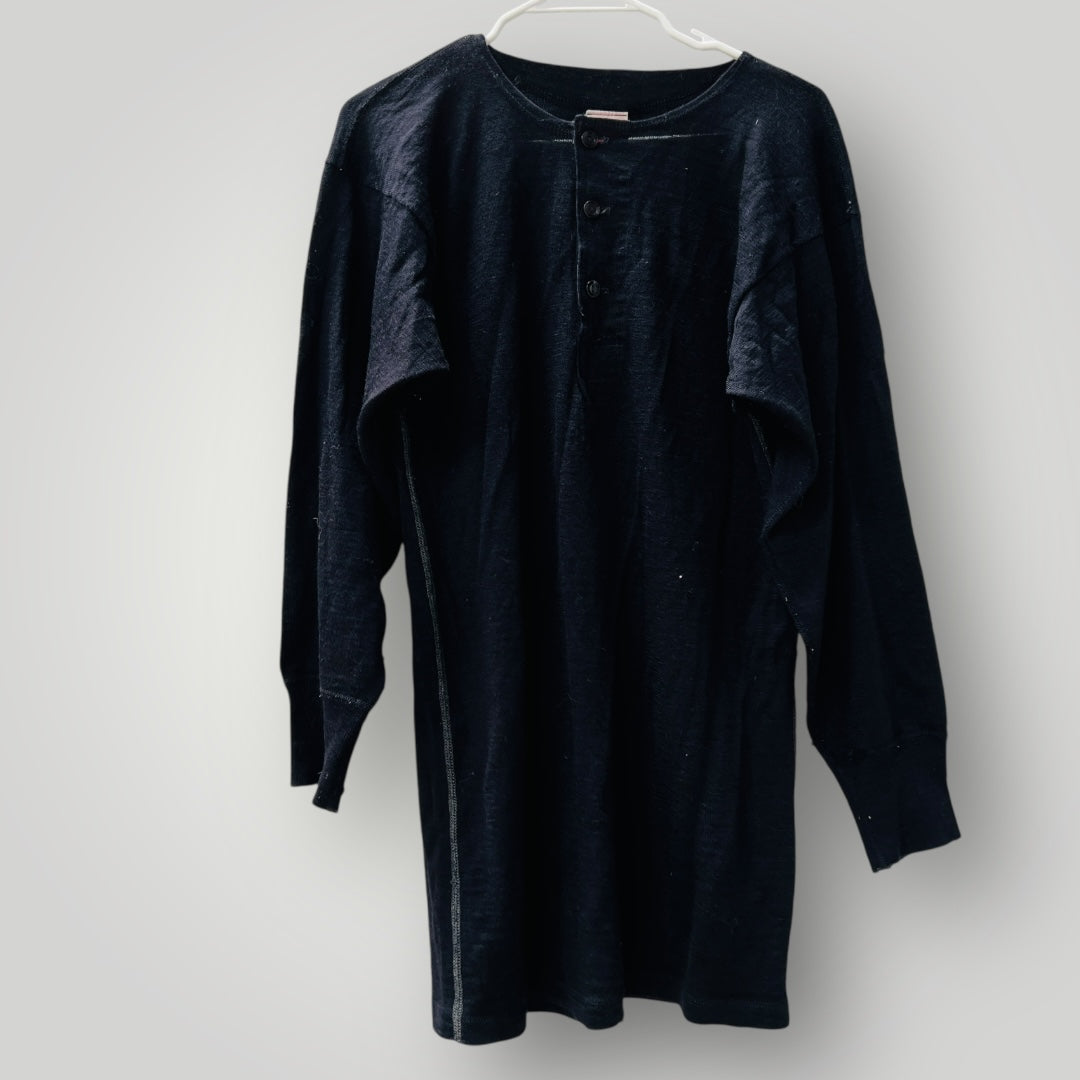 1980s nz vintage workwear / manawatu knitting mills grandpa shirt / m (3899028352446942467)