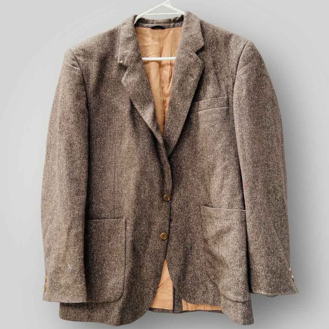 1970s vintage / LONDON PARK / wool + silk blazer / made in nz / m (3899028376323977824)