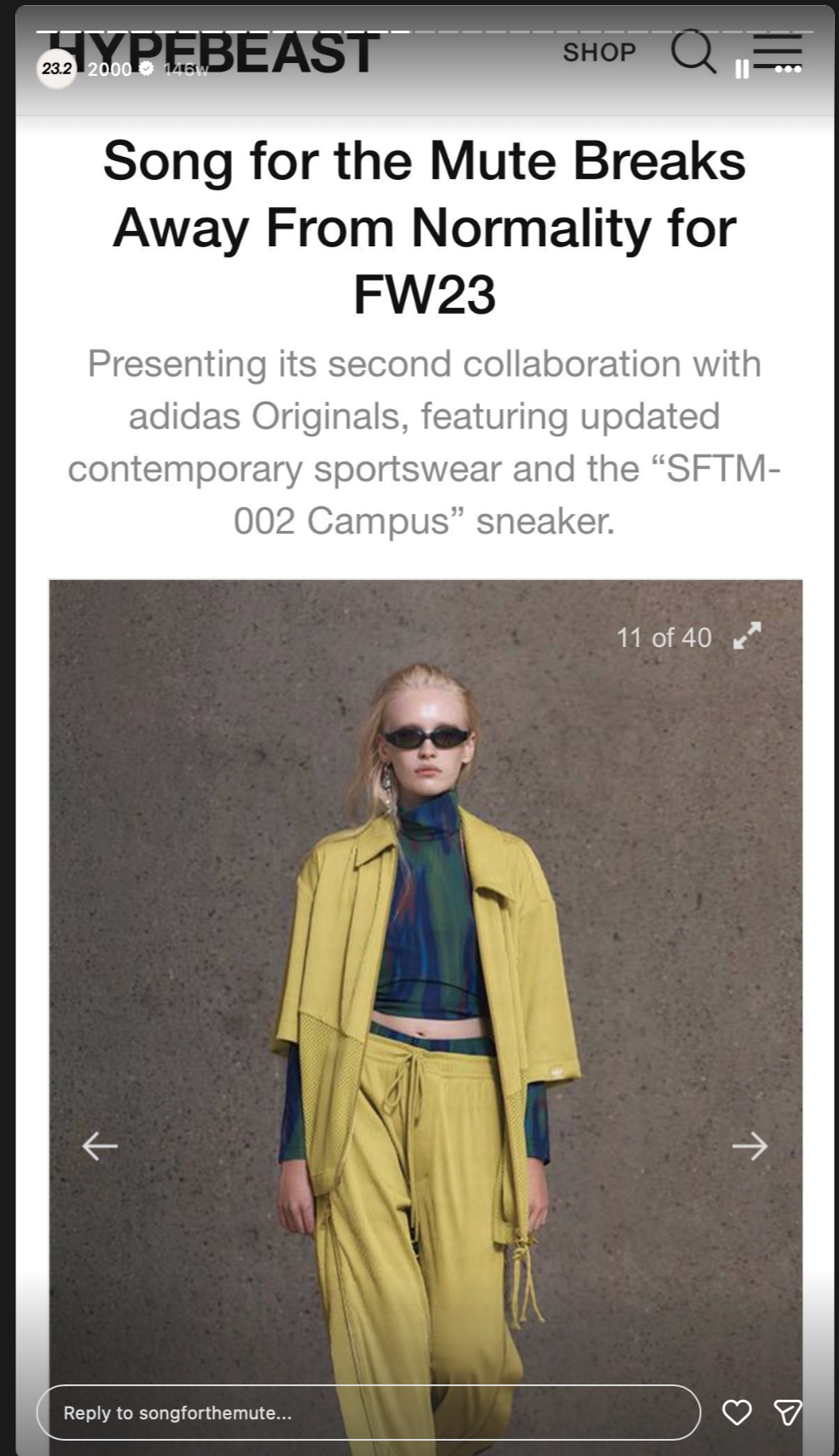 SONG FOR THE MUTE x ADIDAS / zip up box shirt or jacket / XL (3899184677516102973)