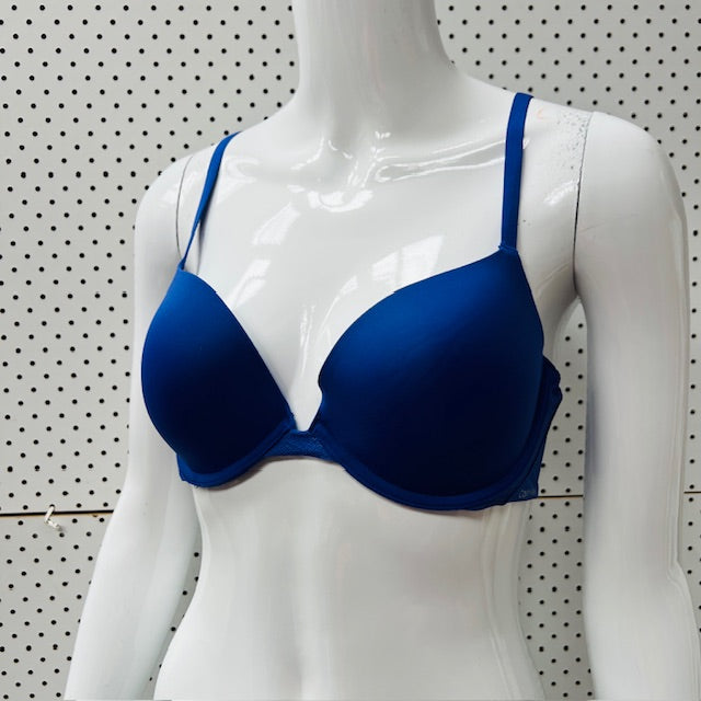 CALVIN KLEIN / underwired blue bra / approx 8b/c (3899530677196256182)