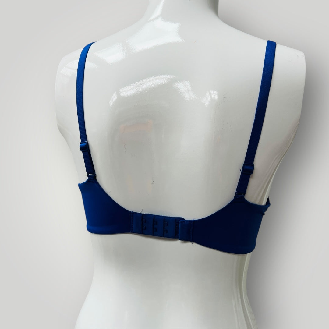 CALVIN KLEIN / underwired blue bra / approx 8b/c (3899531386101164306)