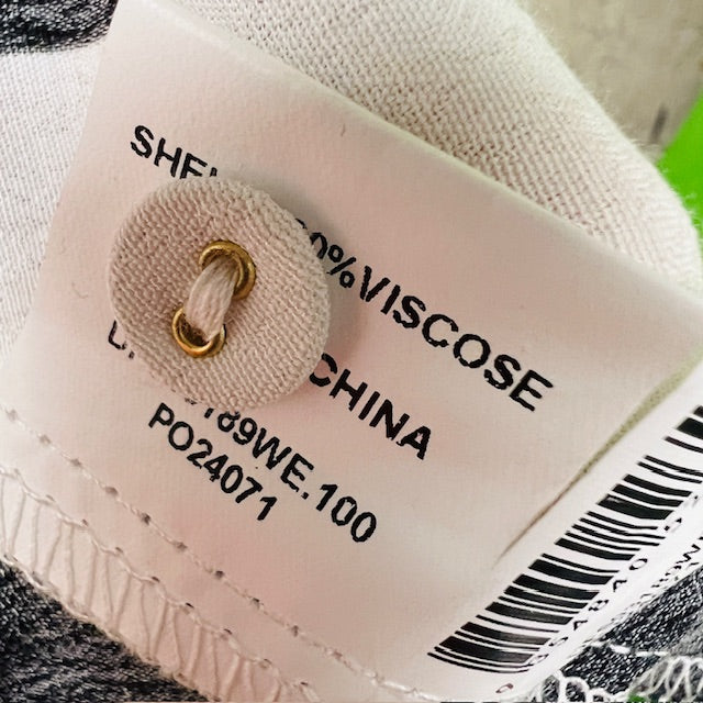 Dissh / Carlie White / Black Vacation Shirt / 14 / new with tags (3899540117284845381)