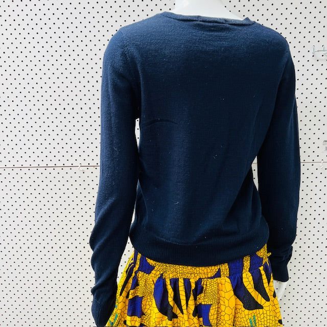 KATE SYLVESTER / merino cardigan / s (3899540133451235335)