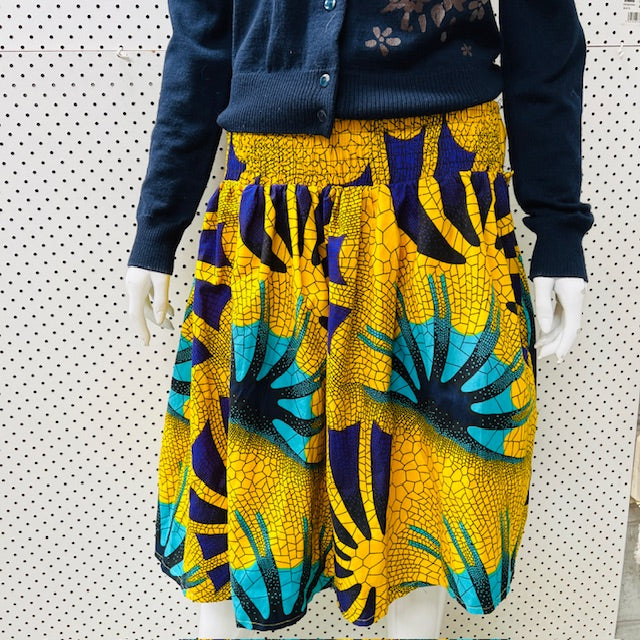 patterned / bright skirt / L (3899540138350725093)