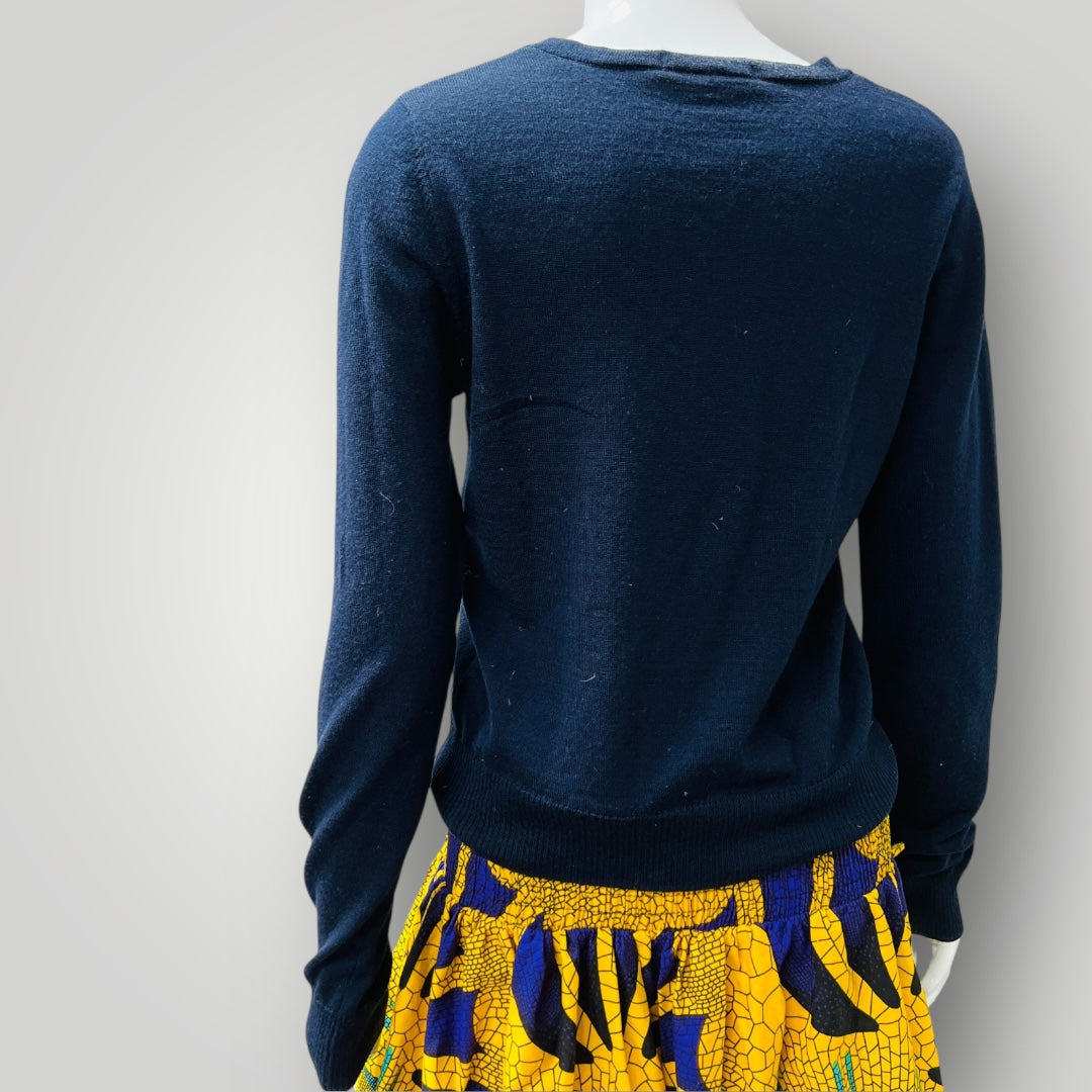 KATE SYLVESTER / merino cardigan / s (3899543474251422375)