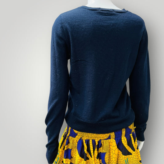 KATE SYLVESTER / merino cardigan / s (3899543474251422375)