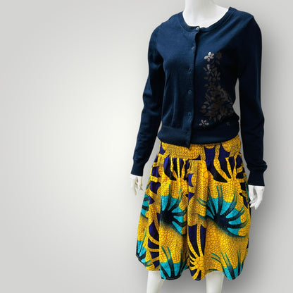 patterned / bright skirt / L (3899543477640569106)