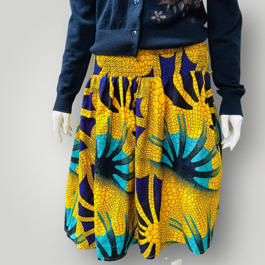 patterned / bright skirt / L (3899543479724035871)