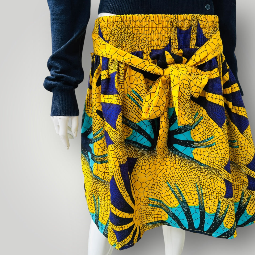 patterned / bright skirt / L (3899543481869973851)