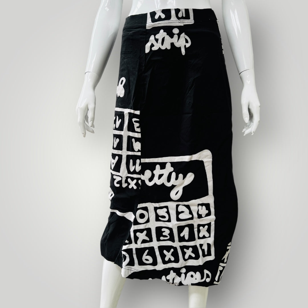 RUNDHOLZ / techno skirt / s (3899543495075986446)