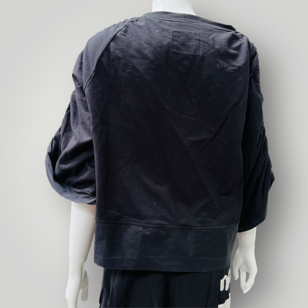 TAYLOR / ruched sleeve crop / m (3899543498292673855)