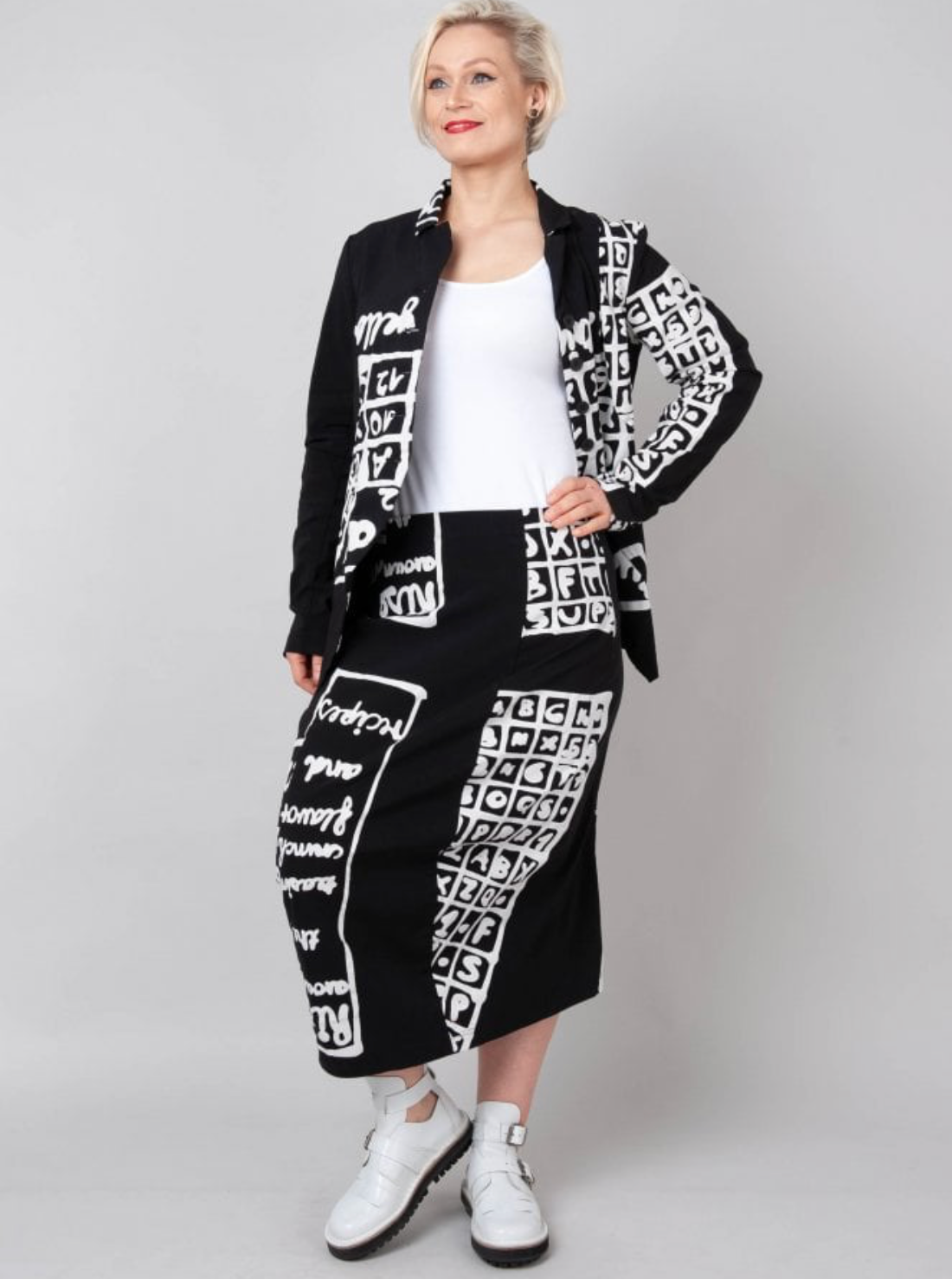 RUNDHOLZ / techno skirt / s (3899621068086545681)