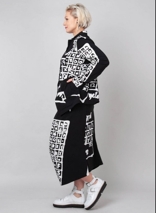 RUNDHOLZ / techno skirt / s (3899621070980347087)