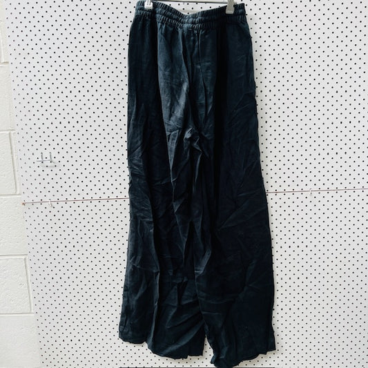 JUST JEANS / navy linen wide legged pants / s (3899707981989942425)