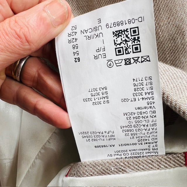 LINEN SUIT / CG club of gents / paul suit in linen / m (3899708064300654539)